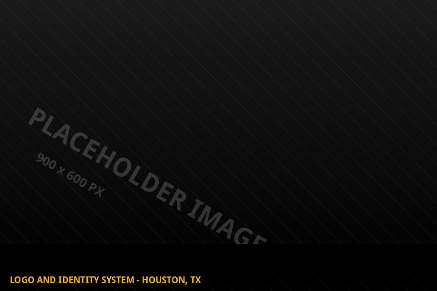 Placeholder image - to be replaced with real Sign of America project photography (Logo and identity system - Houston, TX)