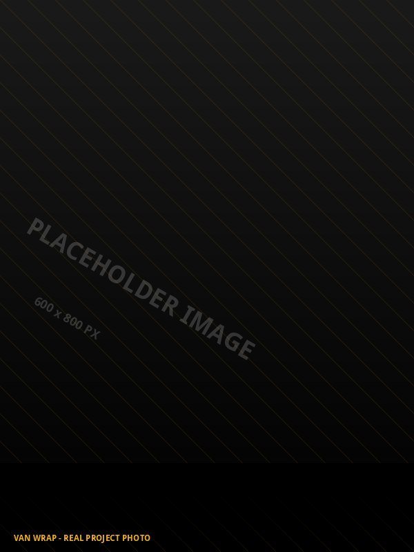 Placeholder image - to be replaced with real Sign of America project photography (Van wrap - real project photo)