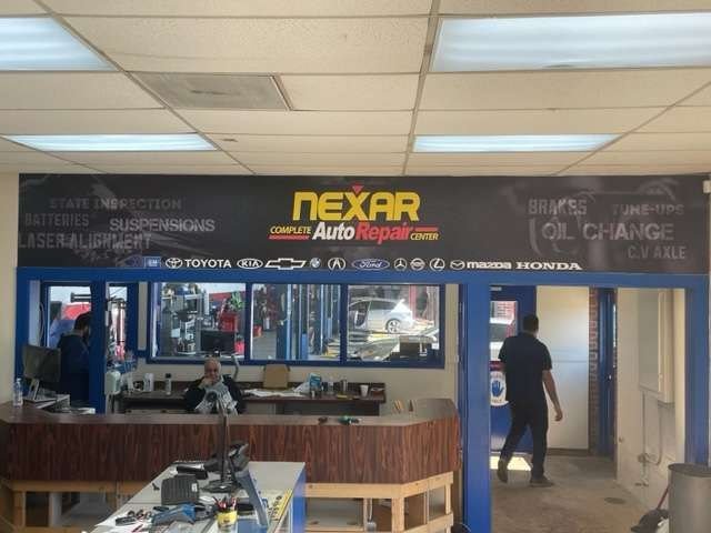 Indoor Wall Sign Nexar Auto Repair in Houston, TX