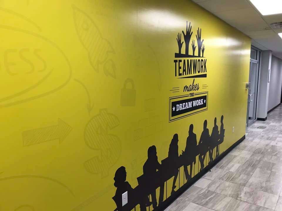 Office Wall Graphics Teamwork in Houston, TX