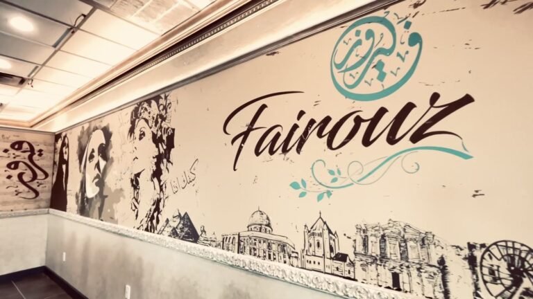 Wall mural for Fairouz in Houston, TX