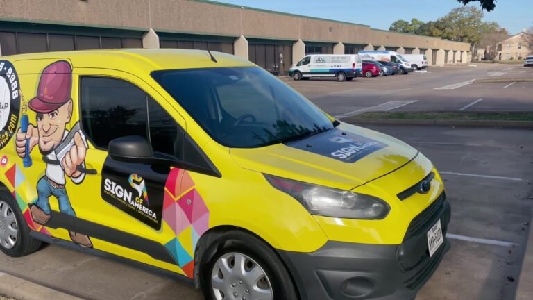 Sign Of America Company Van Wrap