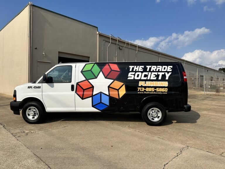Plumbers graphics by Sign of America in Houston