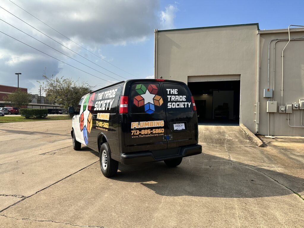 Van Wrap Trade Society Rear in Houston, TX